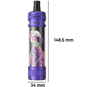 Dimensions de la e-chicha Magnum d'Aspire